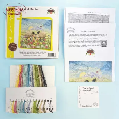 Фото Набір для вишивання хрестиком Bothy Threads Butterflies And Babies XLP10