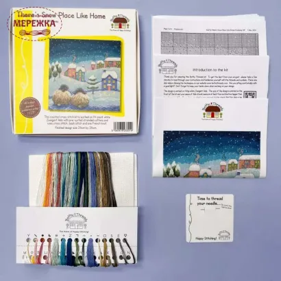 Фото Набір для вишивання хрестиком Bothy Threads There is Snow Place Like Home XLP14