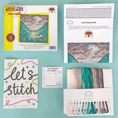 Фото Набір для вишивання хрестиком Bothy Threads Tree Of Hope XLP19