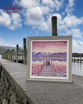 Фото Набір для вишивання хрестиком Bothy Threads A Pawfect Place By The Water XLP21