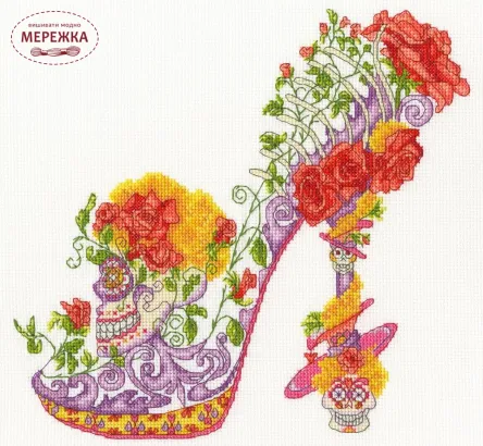 Фото Набір для вишивання хрестиком Bothy Threads La Catrina XSK22