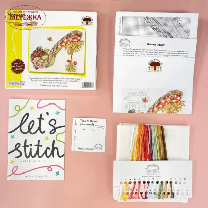 Фото Набір для вишивання хрестиком Bothy Threads Harvest XSK29