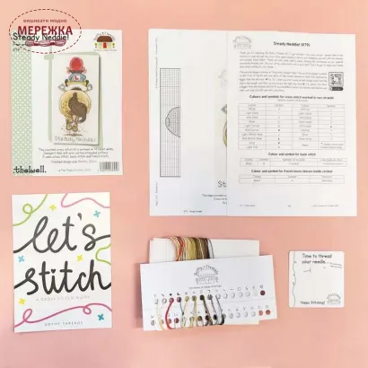 Фото Набір для вишивання хрестиком Bothy Threads Steady Neddie! XT9