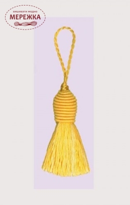 Фото Le Bonheur des Dames Китичка декоративна Yellow bobble PB79