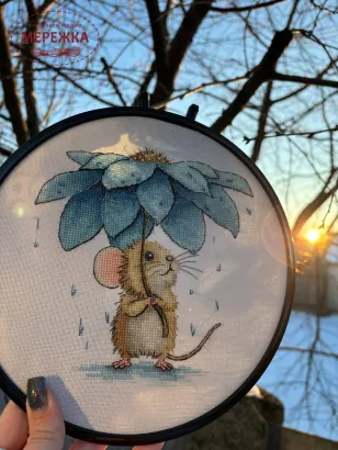 Фото Набір для вишивання хрестиком VIHOLA CrossStitch З мріями про весну (Murano 32ct)