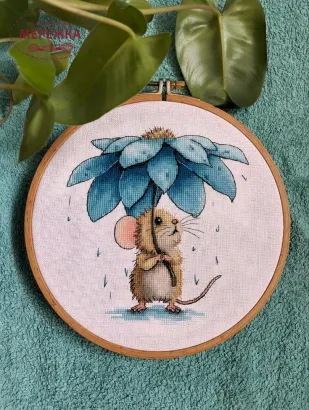 Фото Набір для вишивання хрестиком VIHOLA CrossStitch З мріями про весну (Murano 32ct)