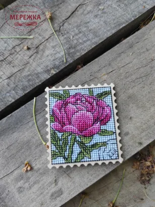 Фото Набір для вишивання хрестиком ZAYKA STITCH Півонія 025