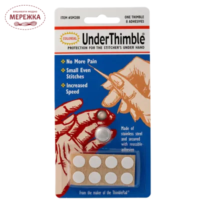 Фото Colonial Наперстки самоклеючі багаторазові 8шт+насадка "Under Thimble" SM200
