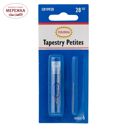 Фото Фото Colonial Tapestry Petites №28 (6шт) Набір коротких гобеленових голок CB19928