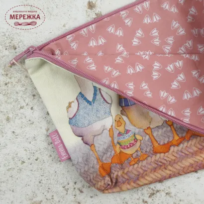 Фото Emma Ball Органайзер для аксесуарів Dapper Ducks Zipped Pouch ZP24